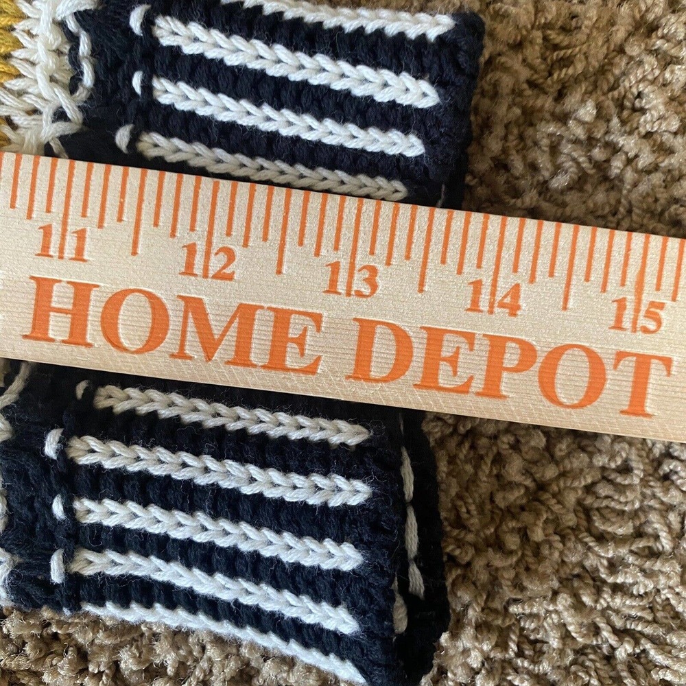 Gimmicks by BKE Women's Sweater Med Crop Striped Boho Loose Knit 3/4 Sleeve - Picture 10 of 10